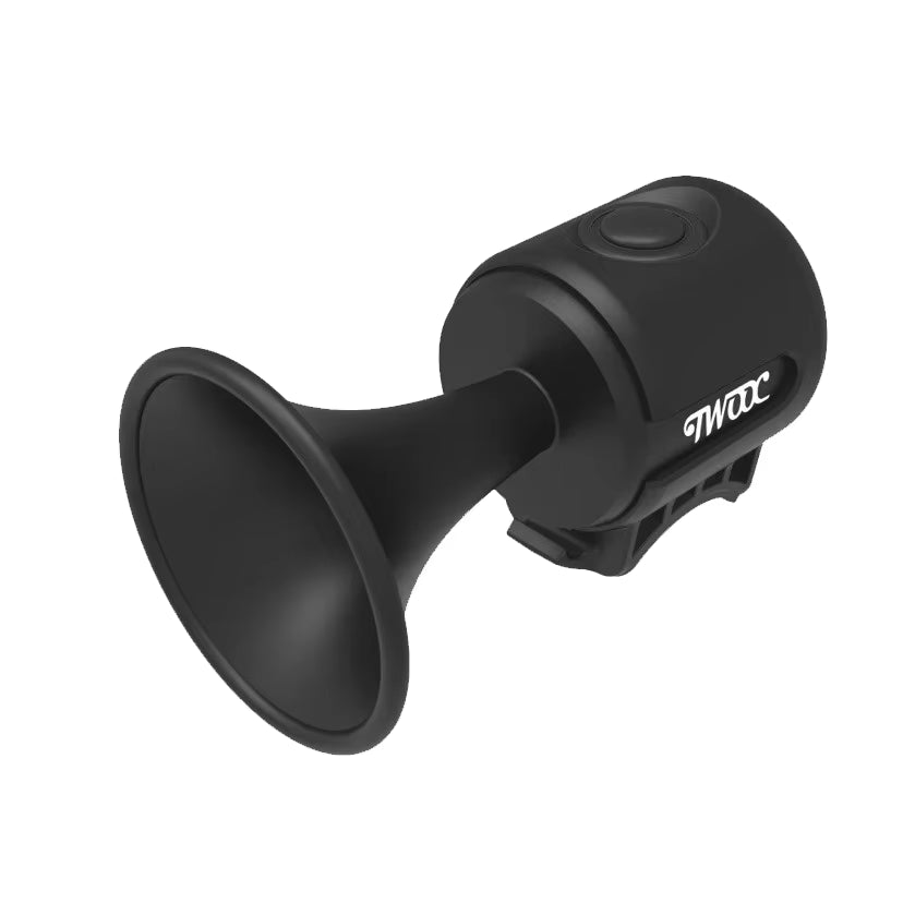 TWOOC Bicycle Electronic Horn, Loud Warning Sound, CR2032 Battery, 120Db, IPX4 Waterproof, Suitable for Road and Mountain Bike