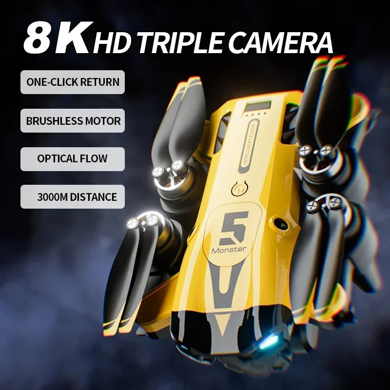 M5 4K Professional HD Drone with Dual Camera and 5G WiFi Connectivity
