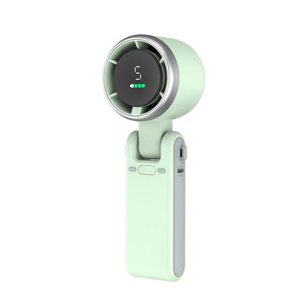 PLAYHOT Portable Handheld Turbo Fan, 5 Gear Wind,4000Mah Battery Operated, up to 10 Working Hours, 3 in 1 Hand Fan Rechargeable with Air Turbo Tech Cooling Fan for Outdoor Activities, Travel, Working, Summer Selected Products